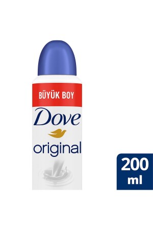 Damen-Deodorant-Spray Original 1/4 Feuchtigkeitscreme Effektiv Große Größe 200 ml x 1 Stück - Dove