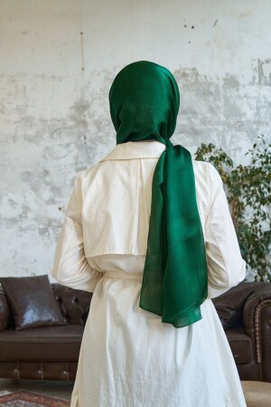 Kadın Yeşil Janjan Şifon Abiye Şal - 2