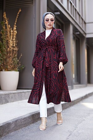 Kadın Zebra Desenli Kimono MTMZ8889MDS - 2