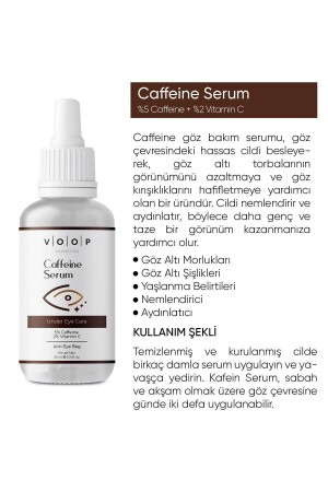 Kafein Göz Serumu - 30 Ml Göz Altı Morlukları Ve Torbalanma Karşıtı (5% Caffeine - 2% Vitamin C) - 6