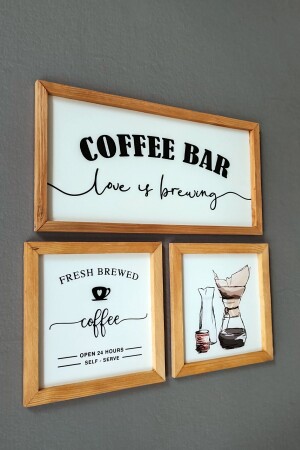 Kaffeebar und frisch gebrühtes Kaffee-Eck-Set - 4