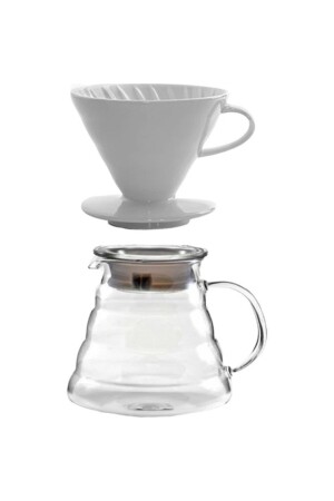 Kaffeebrühset-weiß V60-KS600B - 2