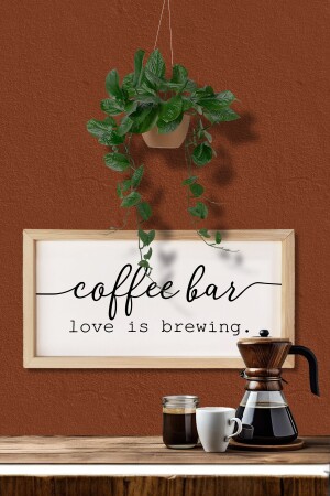 Kaffeeecke, Kaffeebar, Love Is Brewing, Holzrahmen - 5