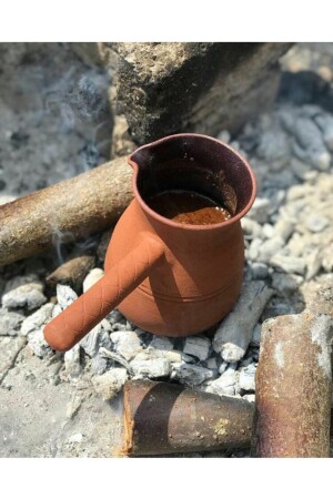 Kaffeekanne aus Steingut für vier Personen TOC110102 - 5