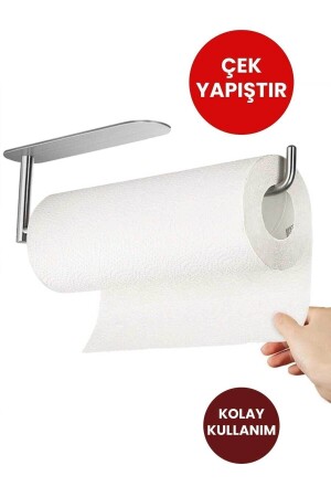 Kağıt Havluluk, El Yapımı Havlu Askısı, Mutfak Ve Banyo Aksesuarları, Ömürlük Paslanmaz Çelik, bermega2121 - 2