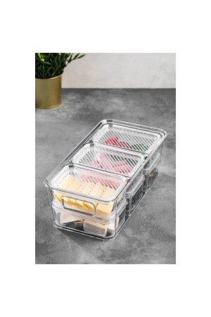 Kahvaltı Seti- Kristal Plastik- Organizer- 7 Parça - 2