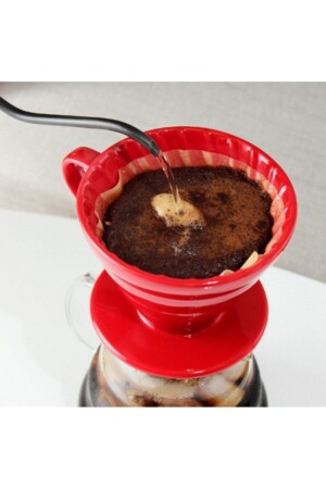 Kahve Demleme Seti V60 Dripper - Coffee Server Hario V60 Kahve Filtresi Kağıdı FSS-2K-KS600-V60 - 4