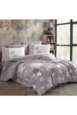 Kahve Rixos Ranforce Çift Kişilik Nevresim Takımı UN010000290000000000N0344 - Hobby