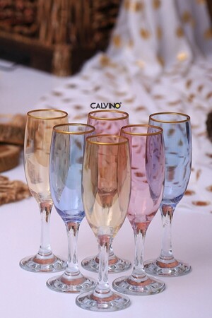 Kahve Yanı Su Bardağı 6 Kişilik 3 Renk - Rağda Home