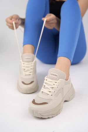 Kahverengi - Kadın Sneakers - 1