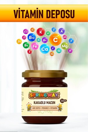 Kakaolu- Pekmez- Arı Sütü- Bal- Ve Vitamin- Iştah Açıcı- Kilo-aldırıcı- Macun - 5