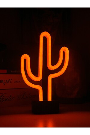 Kaktusförmige Neon-LED-Lampe Souvenir Kronleuchter Tischlampe Nachtlicht Mond Neujahrsgeschenk ZNO-NLK - 3