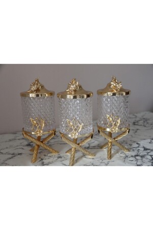 Kalbelek Gold 3-teiliges Kristallglas-Set 0110 - 3