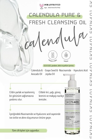 Kalendula Pure & Refreshing Hautreinigungsöl 200 ml - 4