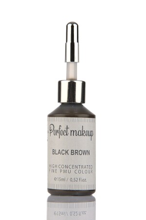 Kalıcı Makyaj Boyası - Black Brown (siyah Kahverengi) 15ml - 1