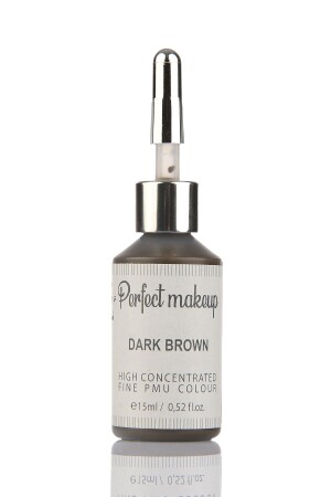 Kalıcı Makyaj Boyası - Dark Brown (koyu Kahverengi) 15ml - 1