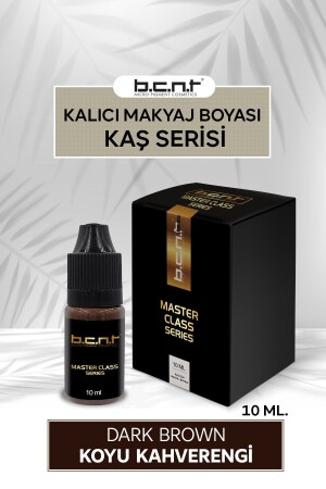 Kalıcı Makyaj Boyası Kaş Serisi 10 Ml Dark Brown - B.C.N.T.