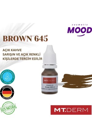 Kalıcı Makyaj Boyası-brown 645 - Mt Derm
