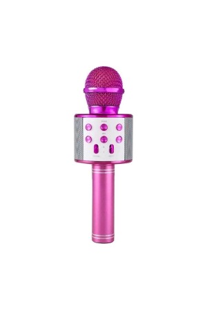 Kaliteli Tv50 Karaoke Mikrofon Hoparlörlü Usb Flash Tf Kart Destekli Ses Değiştirme Efektli - 4