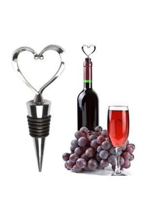Kalpli Şarap Tıpası Şişe Mantarı Tapa Kapak 20 - 9