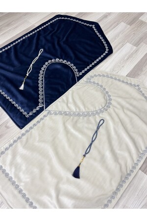 Kalpli Seccade Eşli Çift Seccade Tesbihli Gelin Damat Bohçası Hediyelik Çeyizlik - Ayhanhome