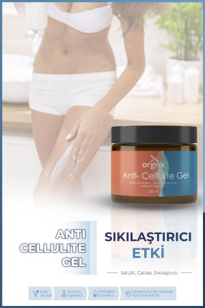 Kaltes Lipolyse-Gel zur regionalen Gewichtsabnahme gegen Cellulite und Dehnungsstreifen, 250 ml - 1