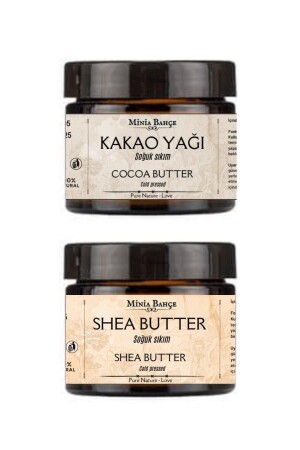 Kaltgepresste Sheabutter und Kakaobutter, 100 % natürlich und rein, 50 ml SHKK - 1