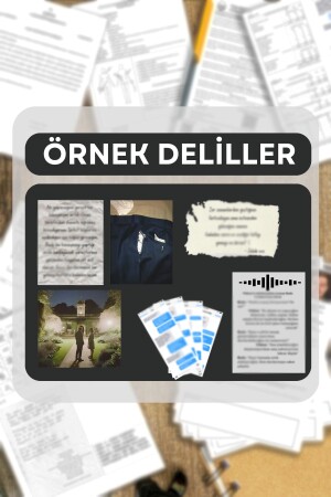 Kanlı Sevgililer Günü - Dedektif Oyunu - Dedektiflik Oyunu - Kutu Oyunu - Cinayet Oyunu - Zeka Oyunu - 5