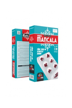 Kapalı Plastik Mancala Mangala Oyunu - 1