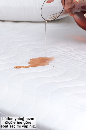 Kapitone Fitted Su Geçirmez Sıvı Geçirmez Alez Yatak Koruyucu Yatak Alezi GLCUALZ4 - GÜLCÜ