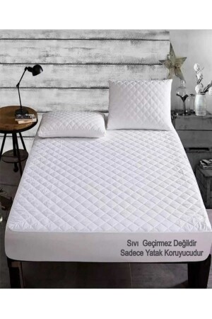 Kapitone Fitted Yatak Koruyucu Alez %100 Pamuk Alez fittedalez90X190 - Osmanlı Home Concept