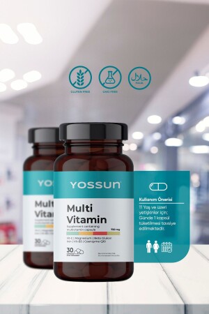 Kapsel-Nahrungsergänzungsmittel mit Multivitamin - 5