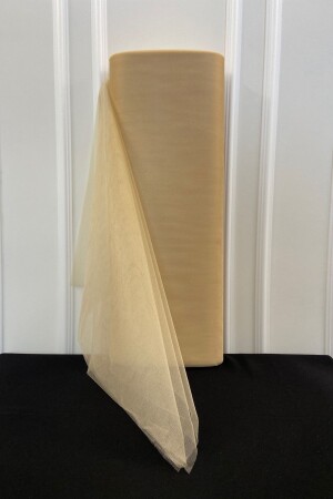 Kapuçino Süsleme Tülü- Bohça Çeyiz Gelin Damat Söz Nişan Nikah Konvoy Valiz Hediye Süsü- 100x300cm - 2