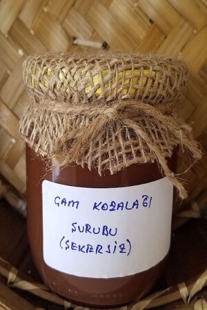 Kara Çam Kozalak Şurubu odun Ateşinde Ev Yapımı Şekersiz 425ml x3 Adet - 1