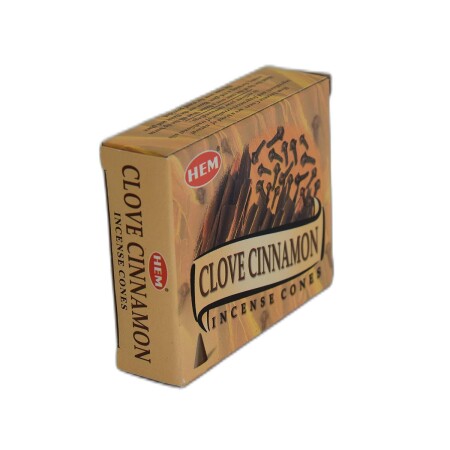 Karanfil Tarçın Kokulu 10 Konik Tütsü - Clove Cinnamon Incense Cones - 6