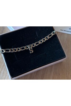 Kararmaz Çelikli harfli bileklik sevgili - çift - arkadaş - bilekliği - Hediyedukkani