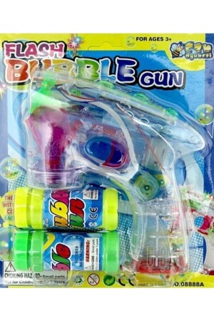 Karatoys Köpük Tabancası - Baloncuk Tabancası - Bubble Gun Pilli Köpüklü Silah - 1