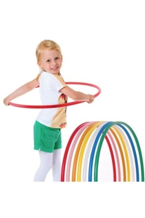 Karbonplast 10 Adet Hulahop Renkli Hulahoop Çember 60 Cm Hulahop dop6589721igo - 1