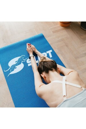 Kare Desenli Taşıma Askılı Pilates Minderi Özel Seri 8 Mm Pilates Yoga Matı - 1