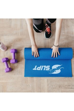 Kare Desenli Taşıma Askılı Pilates Minderi Özel Seri 8 Mm Pilates Yoga Matı - 2