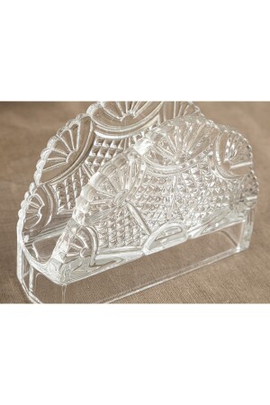 Karissa Serviettenhalter aus Glas, 13 x 9 cm, transparent, 10036767 - 4