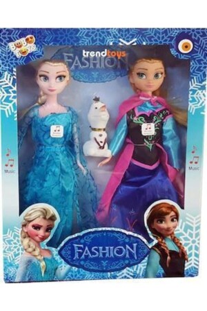 Karlar Ülkesi Frozen Elsa Ve Anna Olaflı 3'lü Set Şarkı Söyleyen 552683501 - 2