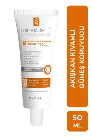 Karma Ve Normal Ciltler Için Akışkan Kıvamlı Güneş Koruyucu-uv Protection Hydration Face Fluid 8680525350785 - 1