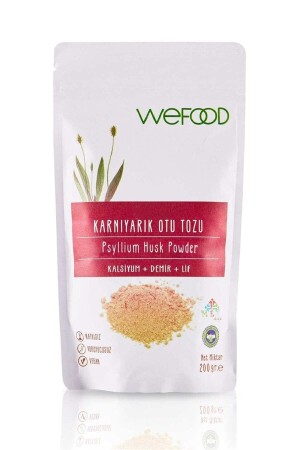 Karnıyarık Otu (Psyllium) Tozu 200 gr - 1