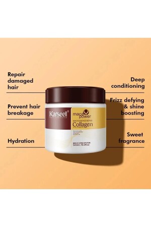 Karseell Collagen SaçMaskesi&BuğdayProtein 500 ml- Proteinli Keratin Sütü 500 Ml 2'Li Set - 4