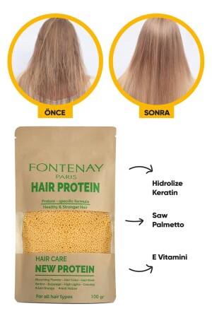 Karseell Proteinli Saç Maskesi- Hair Protein - Saç Bakım Proteini 2'Li Set - 3