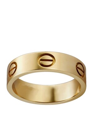 Kartier Plain Ring Goldfarbe Nummer 17 - 1