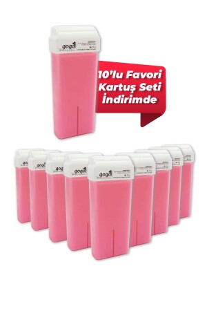 Kartuschenwachs Pink 10 Stück - 1