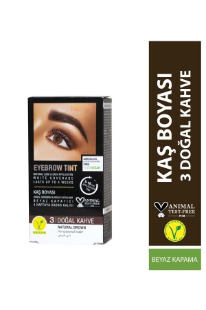 Kaş Boyası Seti (vegan) 3 DOĞAL KAHVE - Natural Brown - 2