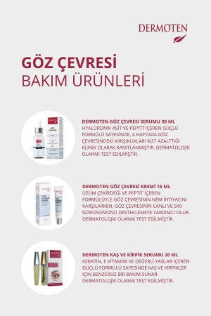 Kaş & Kirpik Bakım Serumu- Keratin- E Vitamini Ve Doğal Yağ Içerikli 20 ml - 6